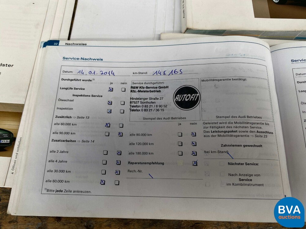 Audi TT Roadster Cabriolet 1.8 Quattro 179 PS Automatik 2005, L-121-SK.