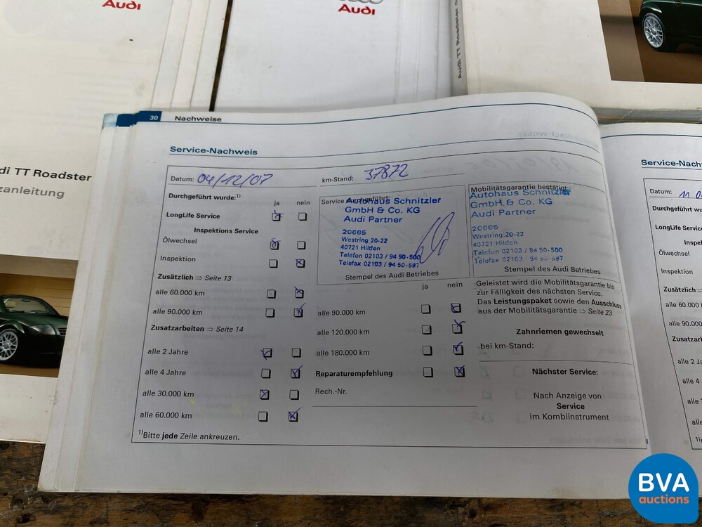 Audi TT Roadster Cabriolet 1.8 Quattro 179 PS Automatik 2005, L-121-SK.