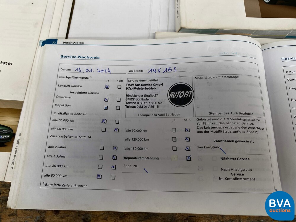 Audi TT Roadster Cabriolet 1.8 Quattro 179 PS Automatik 2005, L-121-SK.