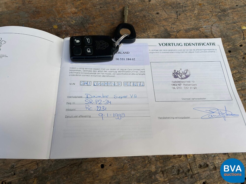 Daimler-Super-V8 4.0 363PS 1998 -Org. NL-, SR-PZ-34.