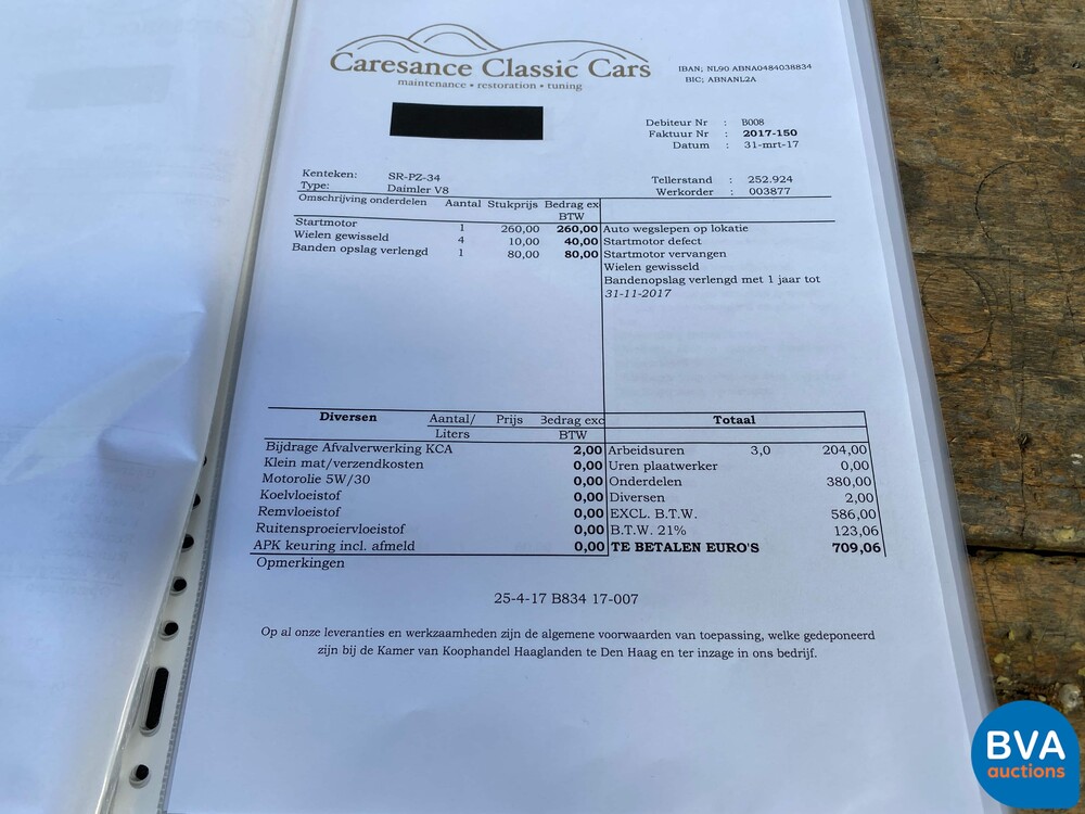 Daimler-Super-V8 4.0 363PS 1998 -Org. NL-, SR-PZ-34.