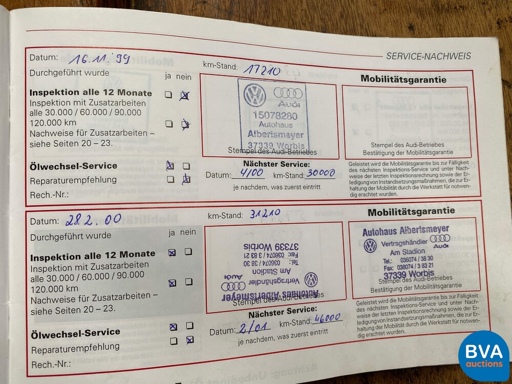 Audi S4 Avant2.7 V6 quattro A4 Advance 1999 265PS, 79-FT-NX.