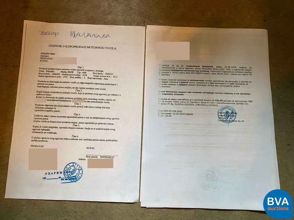 Volkswagen Käfer 1600 Käfer 1966.