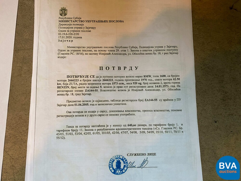 Volkswagen Käfer 1600 Käfer 1966.