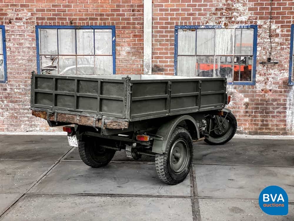 Moto Guzzi Ercole 500cc Hydraulische Kipper Groen 1961