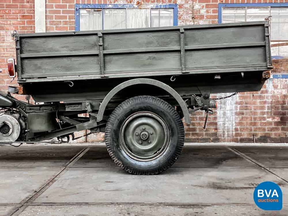 Moto Guzzi Ercole 500cc Hydraulische Kipper Groen 1961