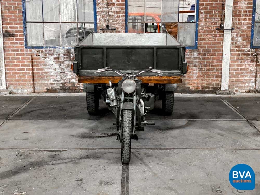 Moto Guzzi Ercole 500cc Hydraulische Kipper Groen 1961