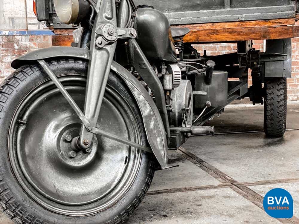 Moto Guzzi Ercole 500cc Hydraulische Kipper Groen 1961