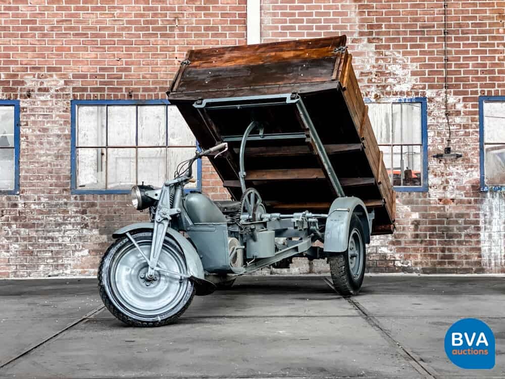 Moto Guzzi Ercole 500cc Mechanische Kipper Grijs