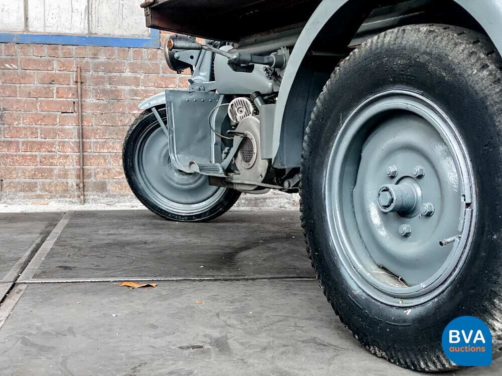 Moto Guzzi Ercole 500cc Mechanische Kipper Grijs