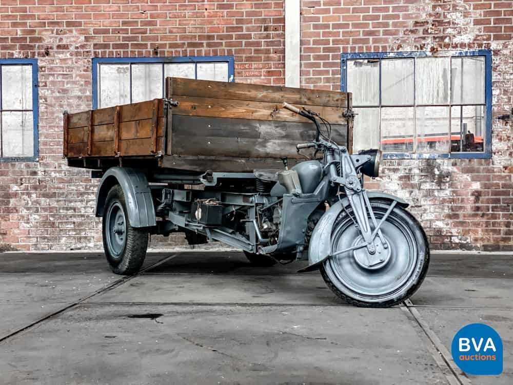 Moto Guzzi Ercole 500cc Mechanische Kipper Grijs