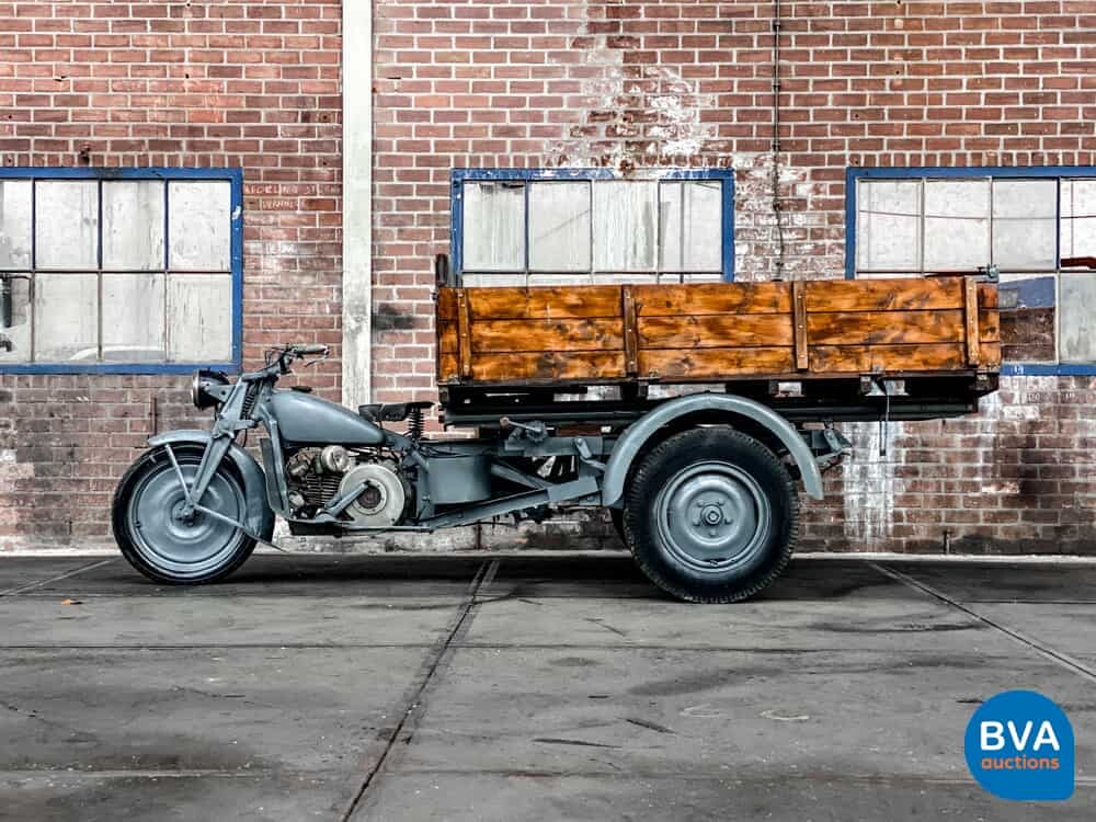 Moto Guzzi Ercole 500cc Mechanische Kipper Grijs