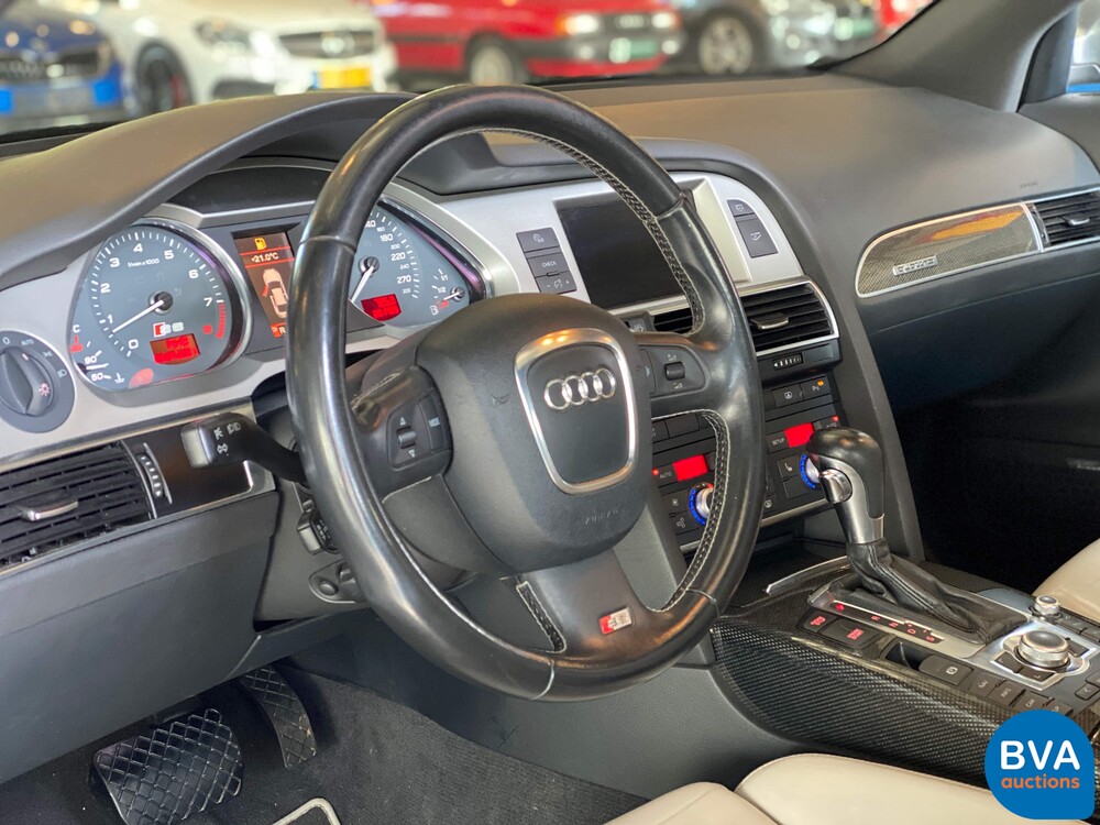Audi S6 V10 5.2 FSI Limousine Pro Line 435pk 2008 CARBON, -Org NL-, 72-ZH-FN.
