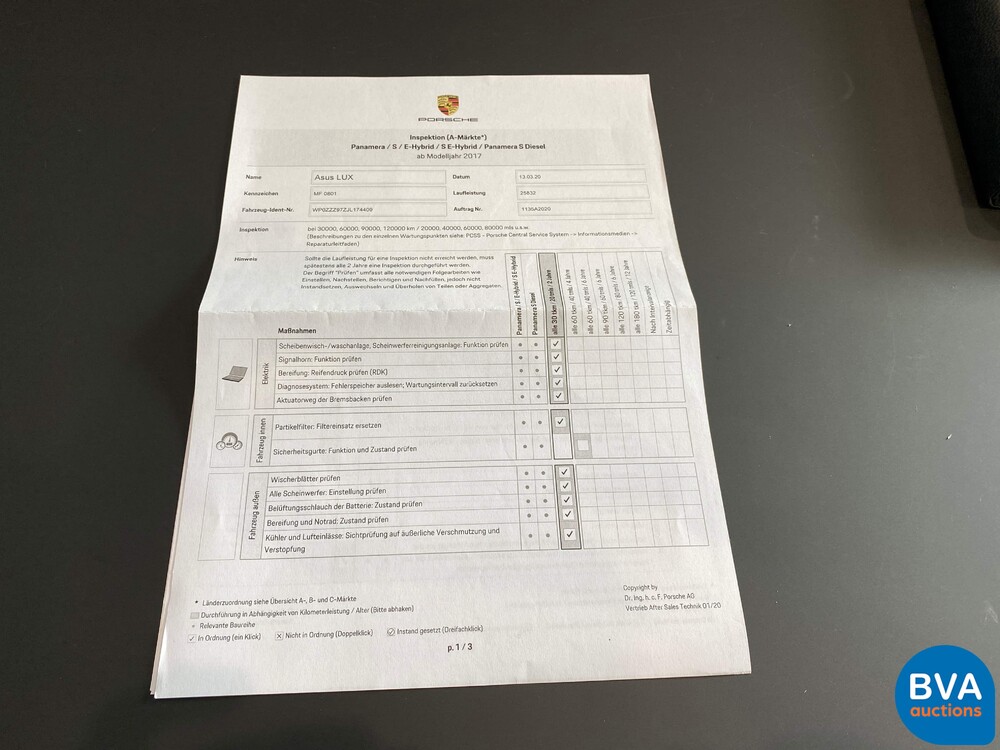 Porsche Panamera2.9 V6 Bi-Turbo Plug-In Hybrid PDK 462pk Sport-Chrono 2018.