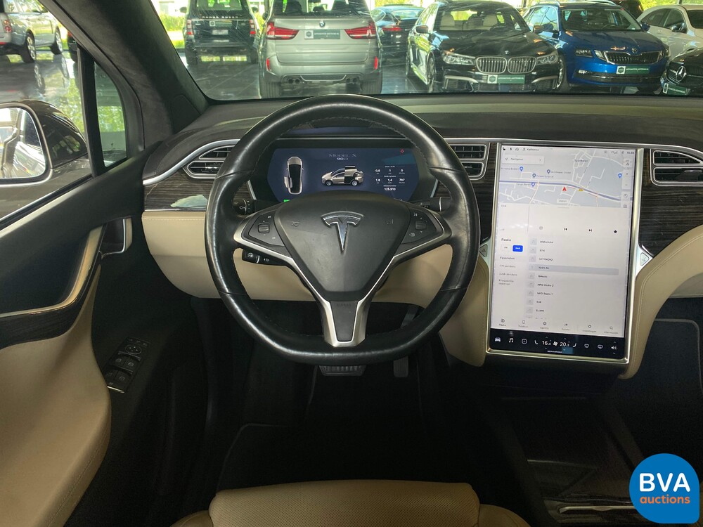 Tesla Model X 90D Autopilot für 6 Personen 428pk 2016 -Org NL- Dual Motor, NB-493-J.