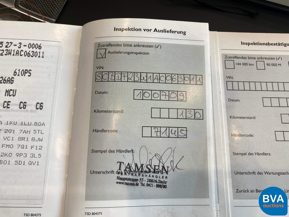 Bentley Continental GTC Geschwindigkeit 6.0 W12 610 PS GT Cabriolet, K-364-DL.