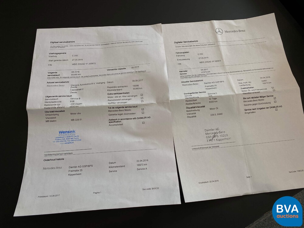 Mercedes-Benz C200 AMG Kombi Prestige C-Klasse 184 PS 2015, KD-581-Z.