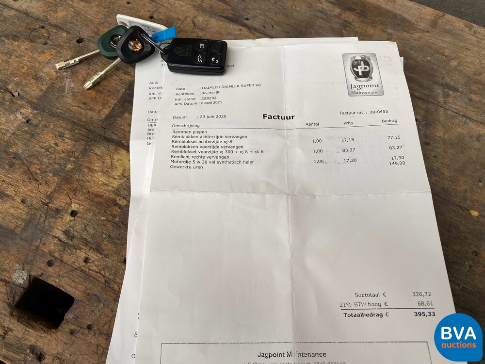 Daimler Super V8 363 PS 1998, 36-HL-BF.