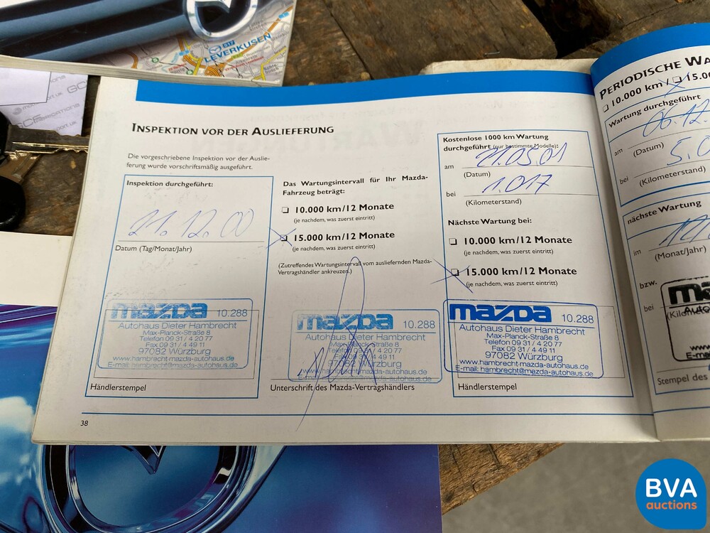 Mazda MX-5 Cabrio 1.6 110PS 2000, KL-719-P.