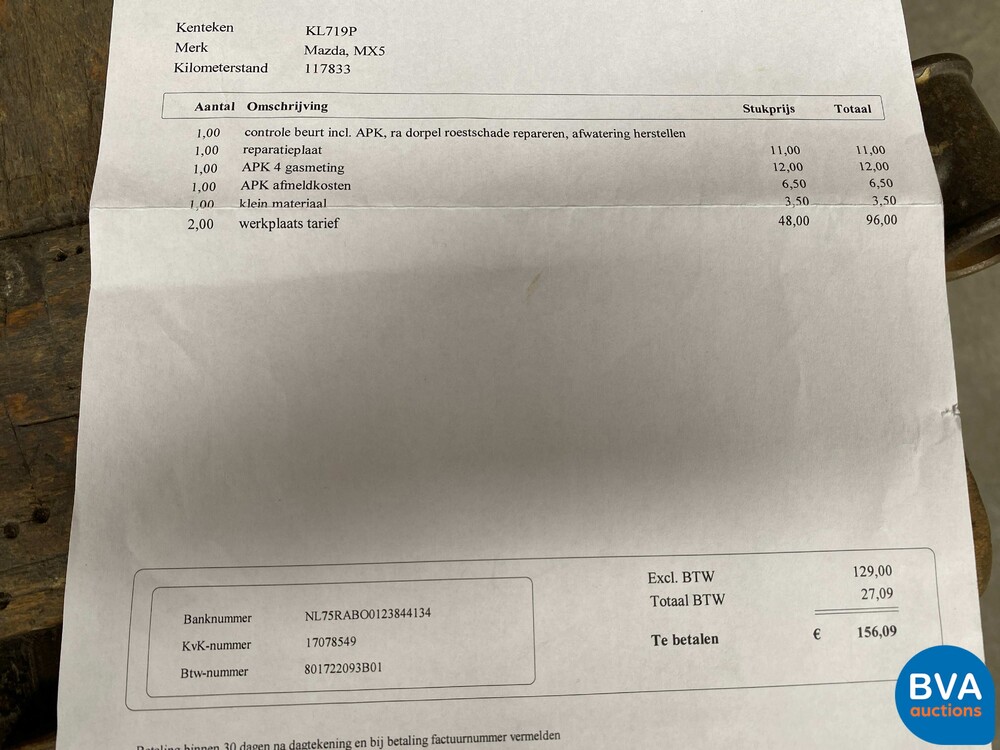 Mazda MX-5 Cabrio 1.6 110PS 2000, KL-719-P.