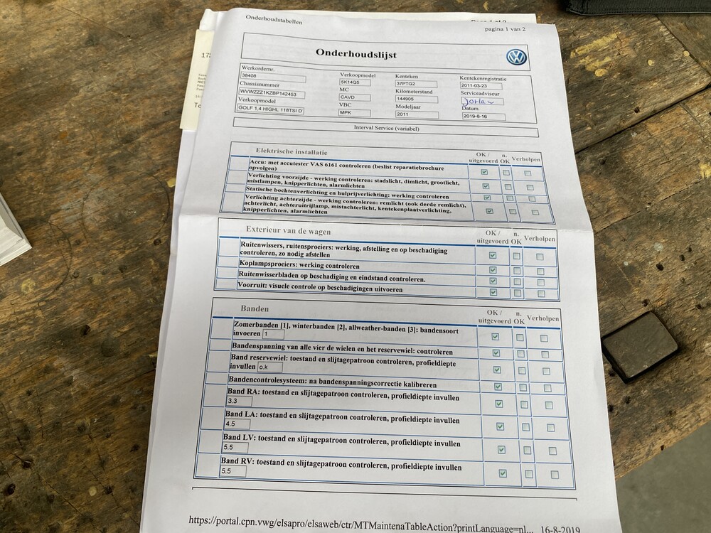 Volkswagen Golf1.4 TSI HighLine 160 PS 2011 -Original NL-, 37-PTG-2.