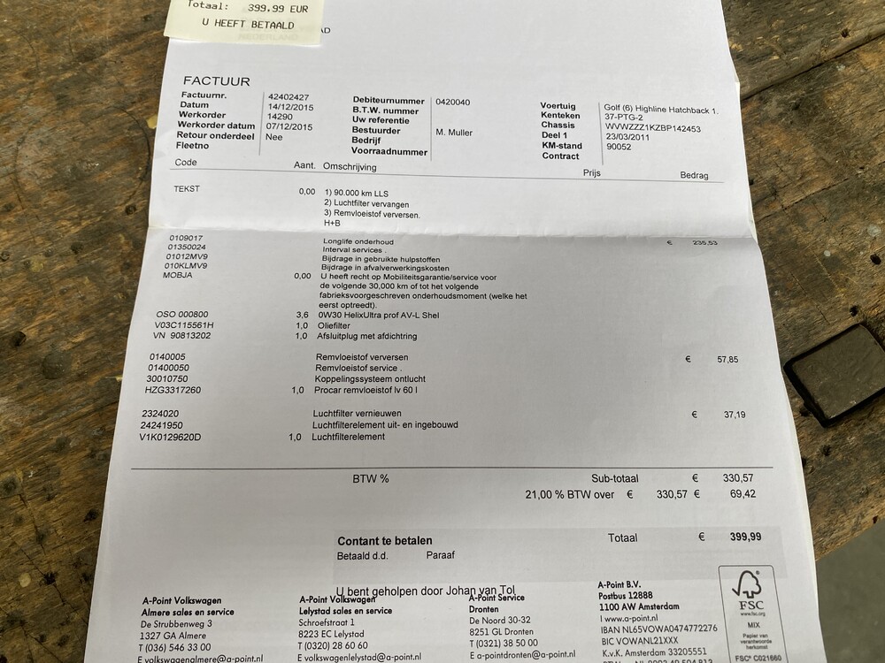 Volkswagen Golf1.4 TSI HighLine 160 PS 2011 -Original NL-, 37-PTG-2.