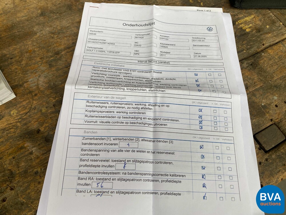 Volkswagen Golf1.4 TSI HighLine 160 PS 2011 -Original NL-, 37-PTG-2.