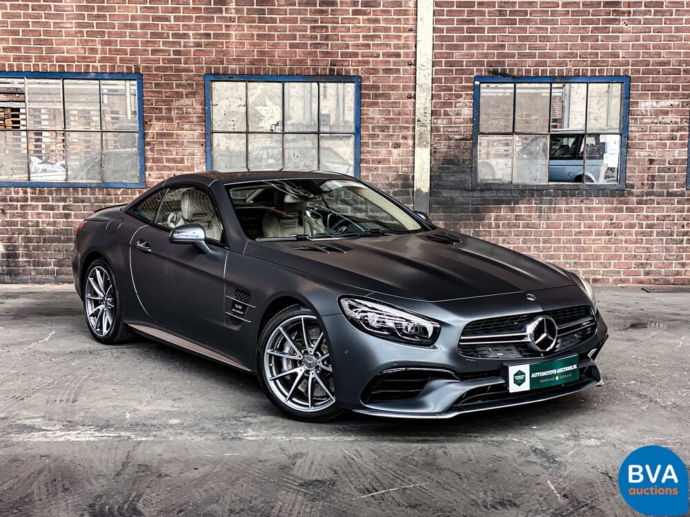 Mercedes-Benz SL63 AMG Roadster 585 PS 5.5 V8 2017, NL-Zulassung.