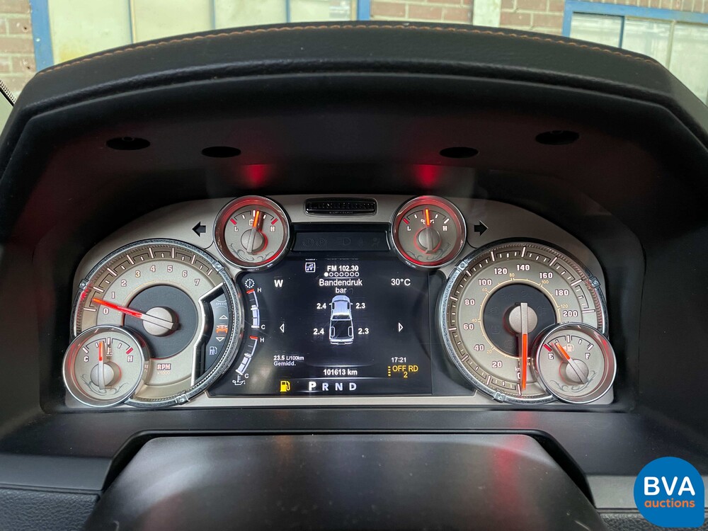 Dodge RAM 1500 Crew Cab 5.7L V8 Longhorn 401 PS 2017, -Org NL- V-737-JX.