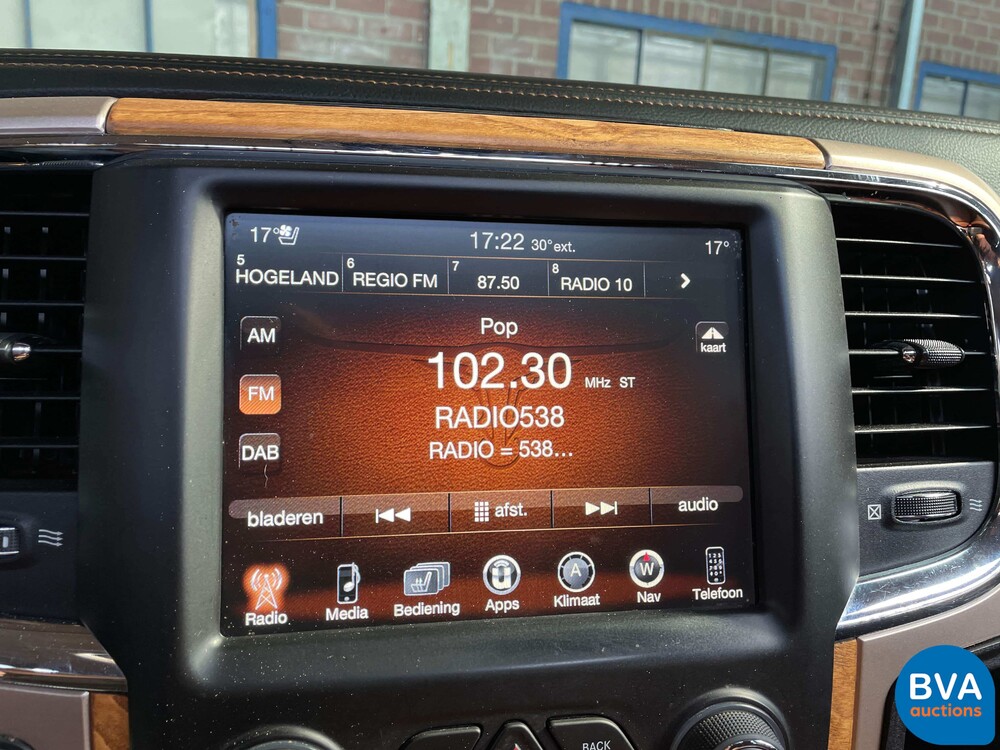 Dodge RAM 1500 Crew Cab 5.7L V8 Longhorn 401 PS 2017, -Org NL- V-737-JX.