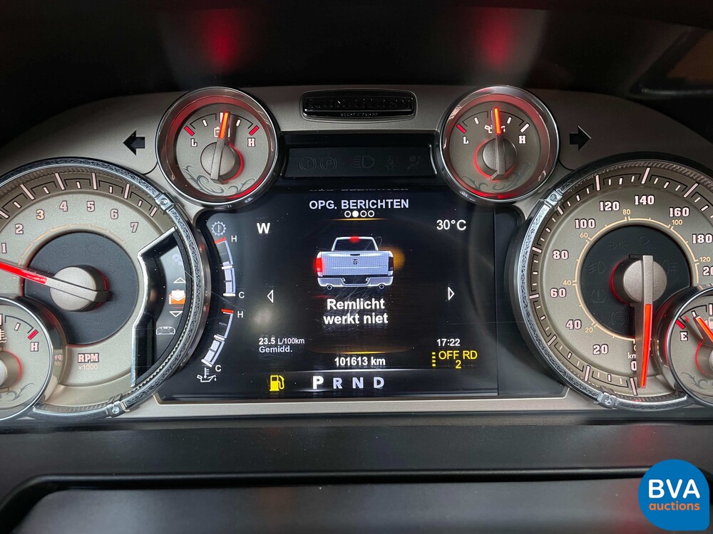 Dodge RAM 1500 Crew Cab 5.7L V8 Longhorn 401 PS 2017, -Org NL- V-737-JX.