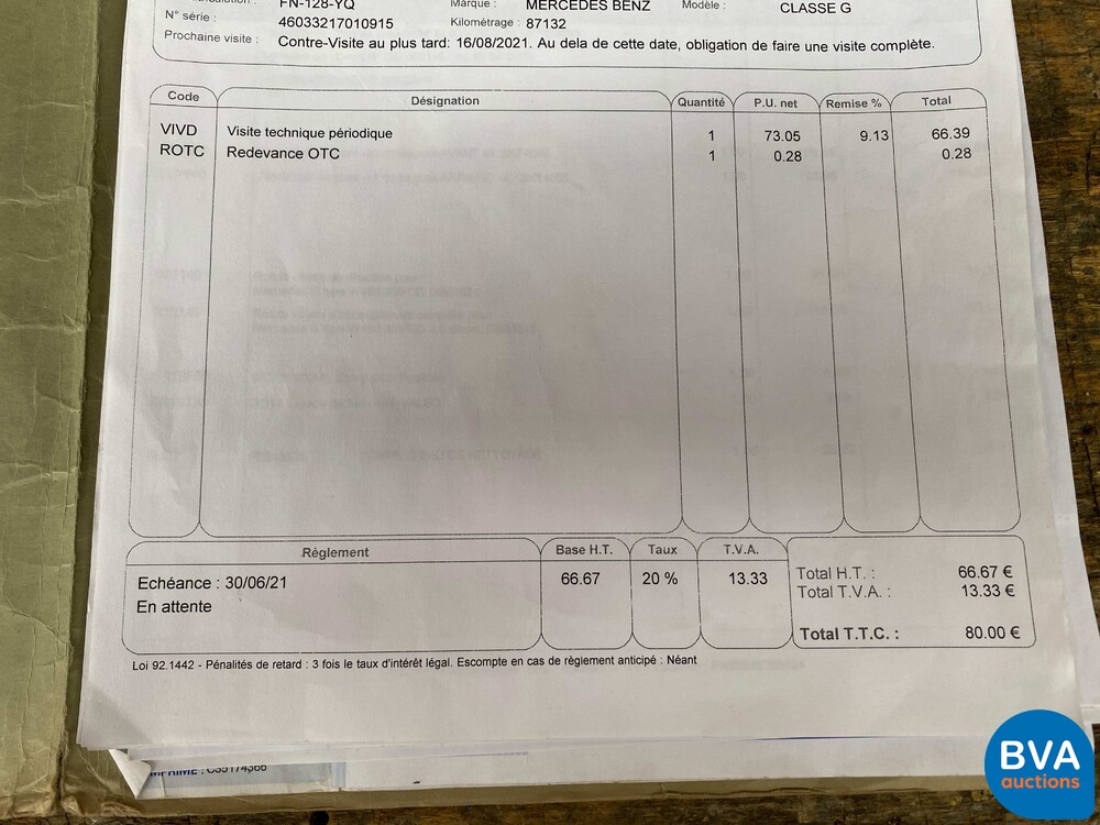 Mercedes-Benz 300GD G-Klasse 88PS 1981.