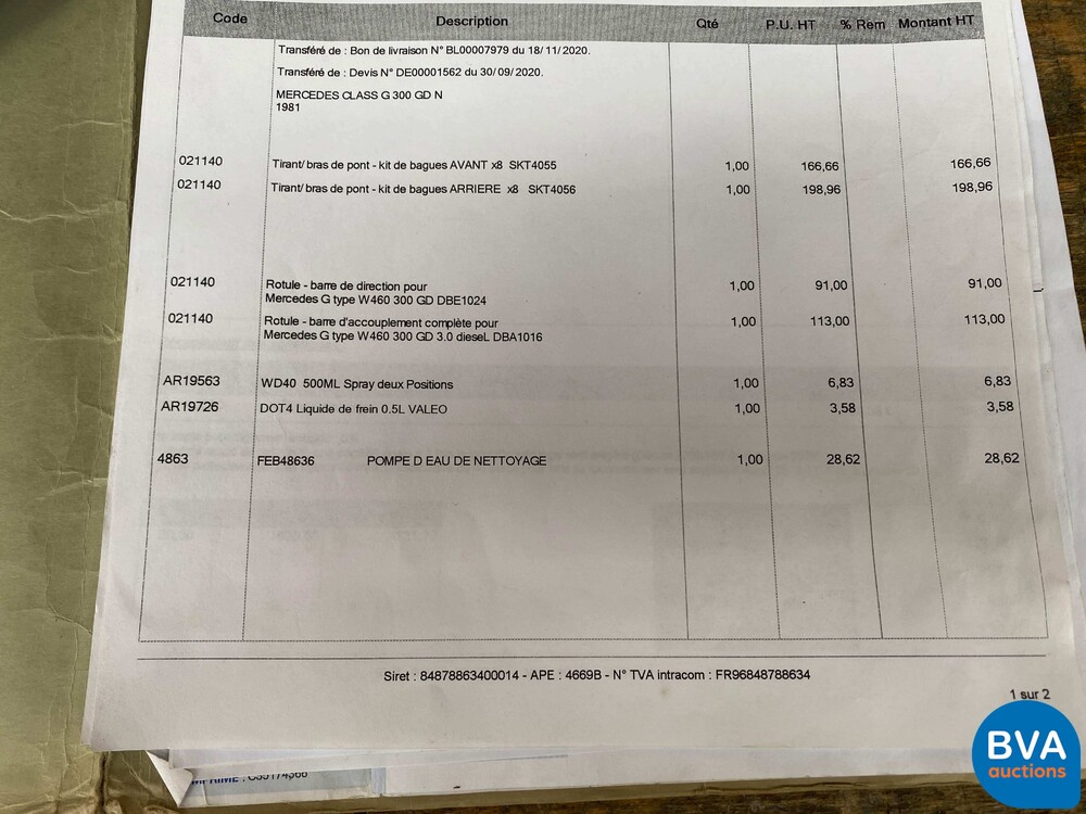 Mercedes-Benz 300GD G-Klasse 88PS 1981.