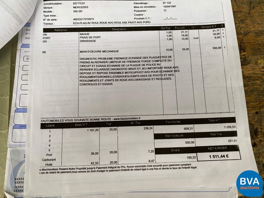 Mercedes-Benz 300GD G-Klasse 88PS 1981.