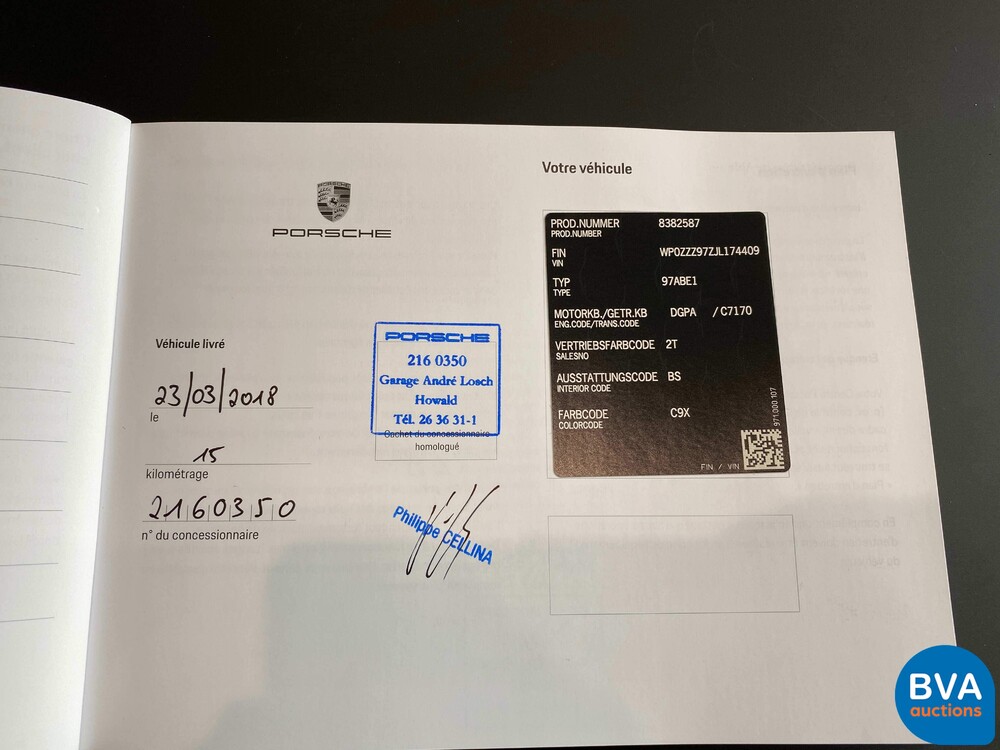 Porsche Panamera 2.9 V6 Bi-Turbo Plug-In Hybrid PDK 462pk Sport-Chrono 2018.