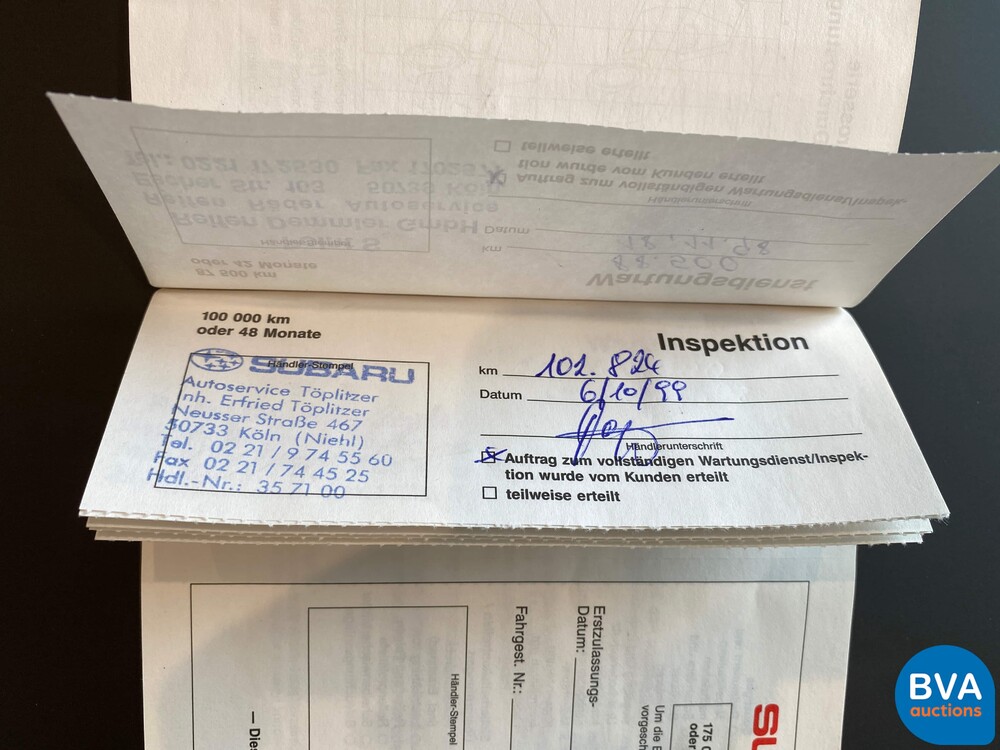 Subaru SVX 3.3 V6 Coupe 230pk 1992 