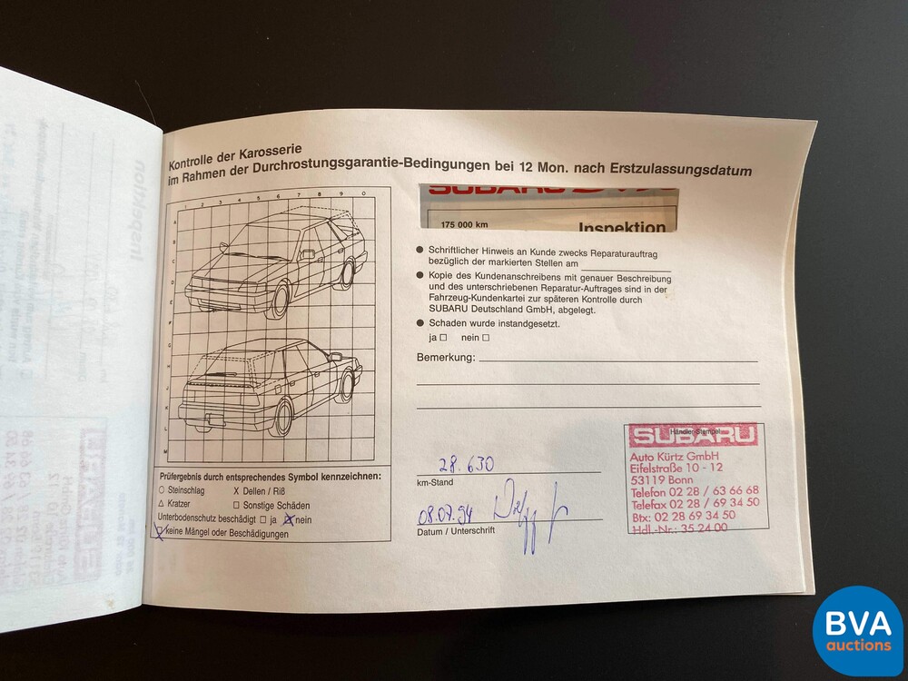 Subaru SVX 3.3 V6 Coupe 230pk 1992 