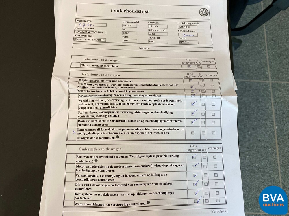 Volkswagen Tiguan 1.4 TSI R-Line Edition 150hp 2015 -Org. NL-, HD-114-G.