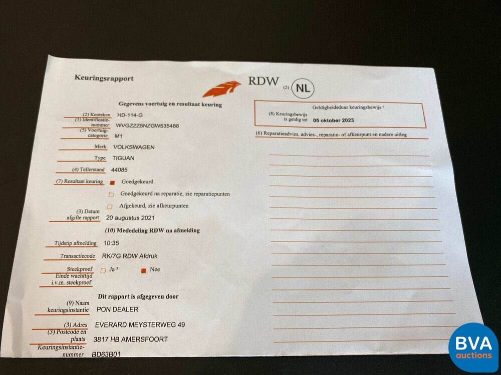 Volkswagen Tiguan 1.4 TSI R-Line Edition 150hp 2015 -Org. NL-, HD-114-G.