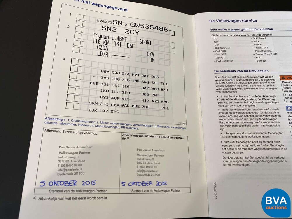 Volkswagen Tiguan 1.4 TSI R-Line Edition 150hp 2015 -Org. NL-, HD-114-G.