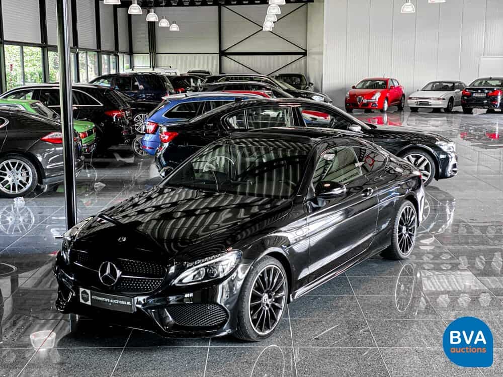 Mercedes-Benz C200 Coupé AMG NIGHT-EDITION Premium Plus C-Klasse 184pk 2018, XF-600-K