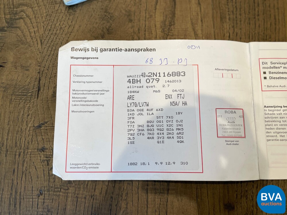 Audi Allroad Quattro 2.7 V6 Low Range Exclusive 250hp 2002, -Org NL- 68-JJ-PJ.