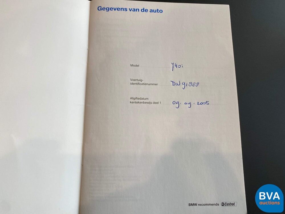 BMW 740i High executive M-sport 7-series 306pk 2005 -Org NL-, 31-RT-XH.