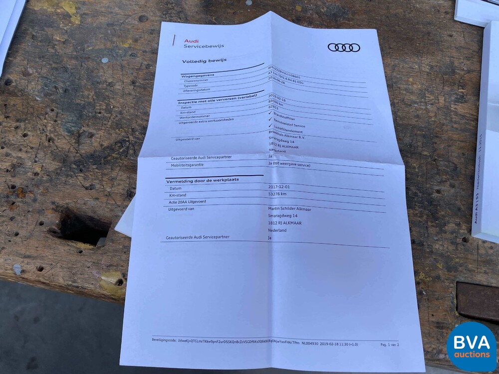 Audi A3 Limousine 1.6 TDI Adrenaline Sport S-line 110PS 2016, -Original NL-, JT-348-Z.