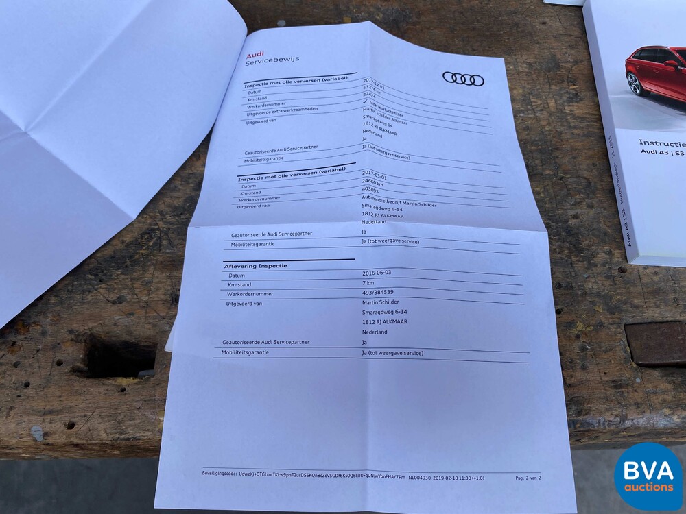 Audi A3 Limousine 1.6 TDI Adrenaline Sport S-line 110PS 2016, -Original NL-, JT-348-Z.