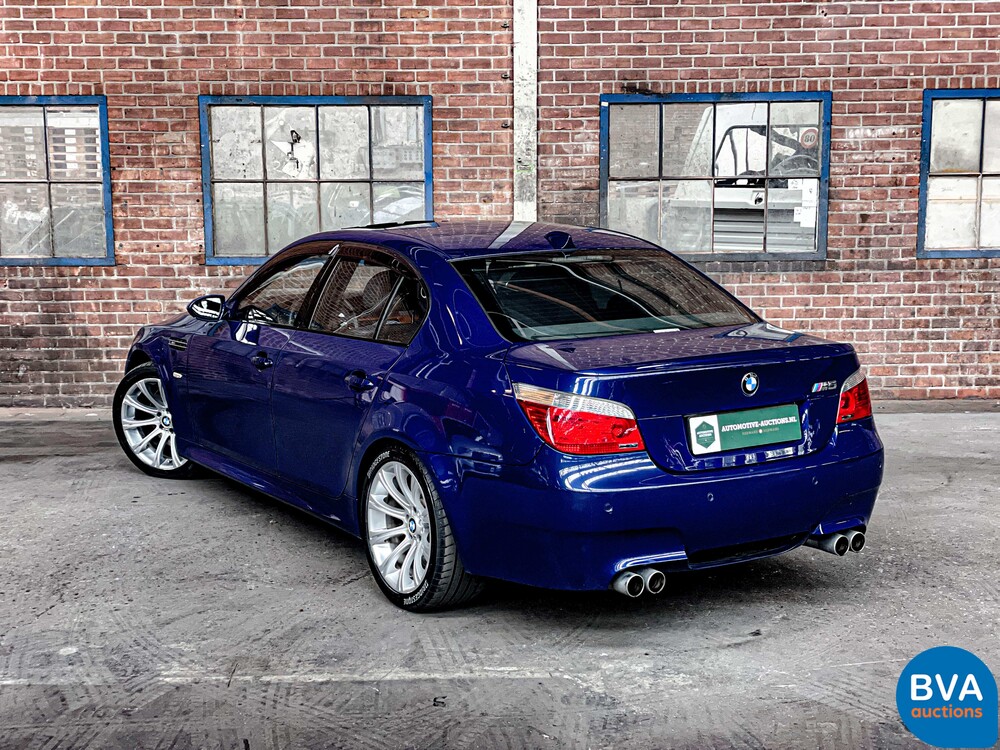BMW M5 5.0 V10 E60 507pk 5-Serie 2005 -YOUNGTIMER-, J-709-BP.