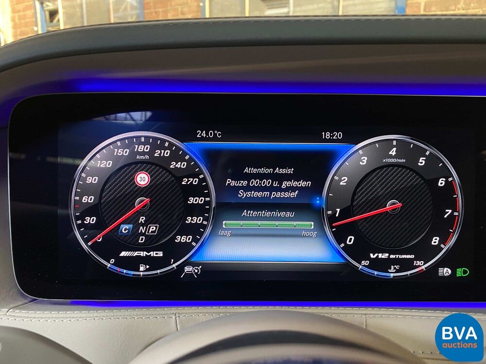Mercedes-Benz S65 AMG Lang V12 S-Klasse 630PS 2018 -Org NL-, NL Zulassung.