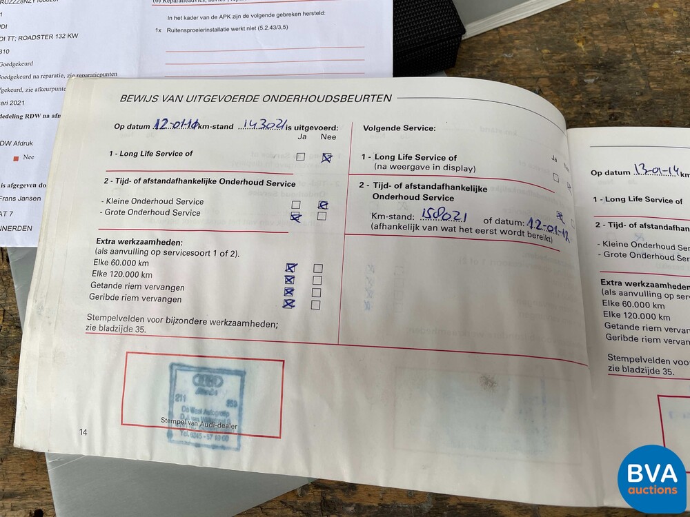 Audi TT-Roadster 1.8 Turbo 179 PS 2000 -Org. NL-, 86-FX-SL.