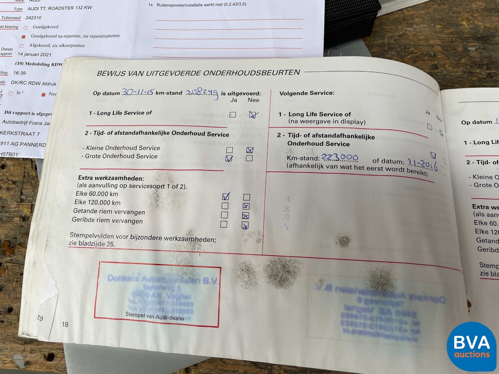 Audi TT-Roadster 1.8 Turbo 179 PS 2000 -Org. NL-, 86-FX-SL.