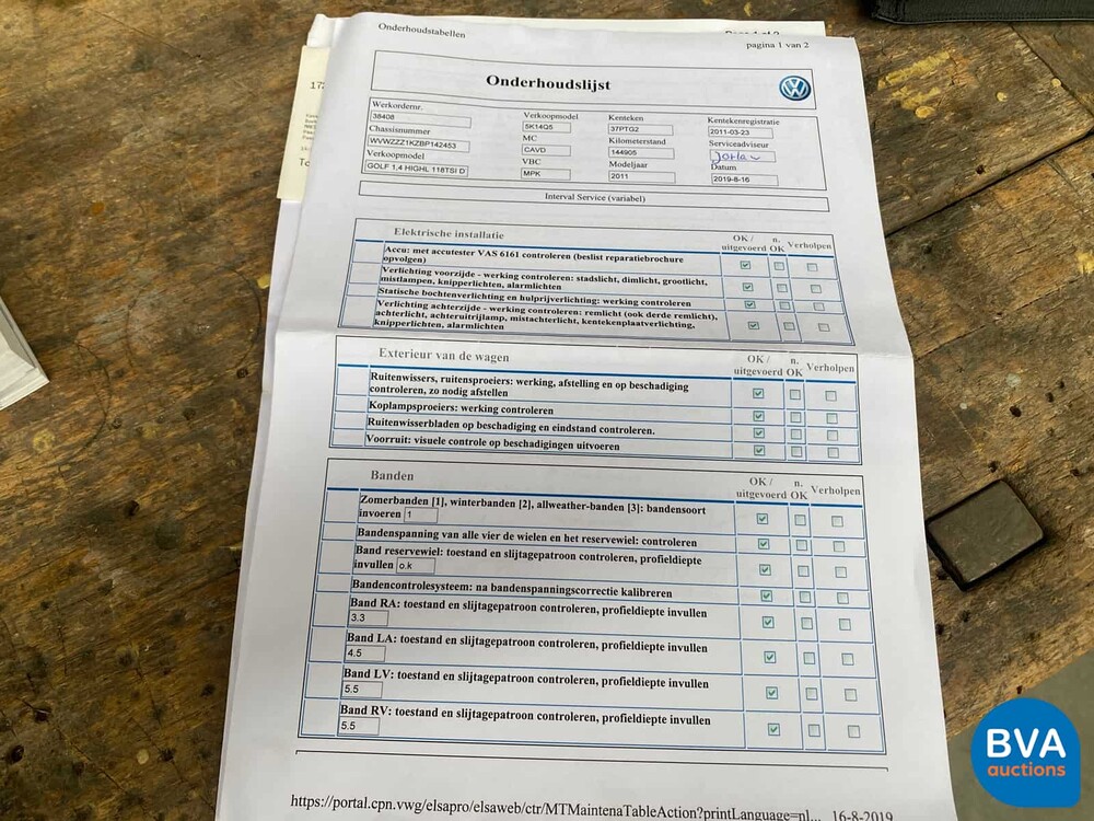 Volkswagen Golf1.4 TSI HighLine 160 PS 2011 -Original NL-, 37-PTG-2.